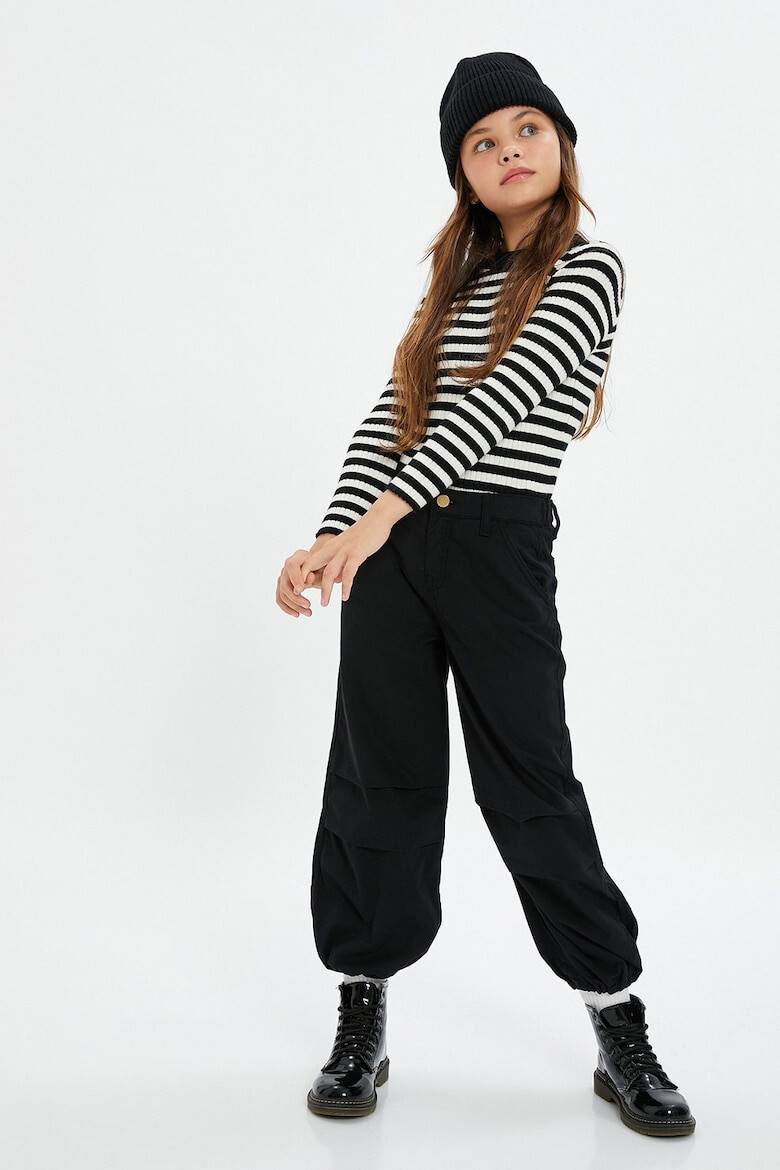 KOTON Pantaloni crop relaxed fit - Pled.ro