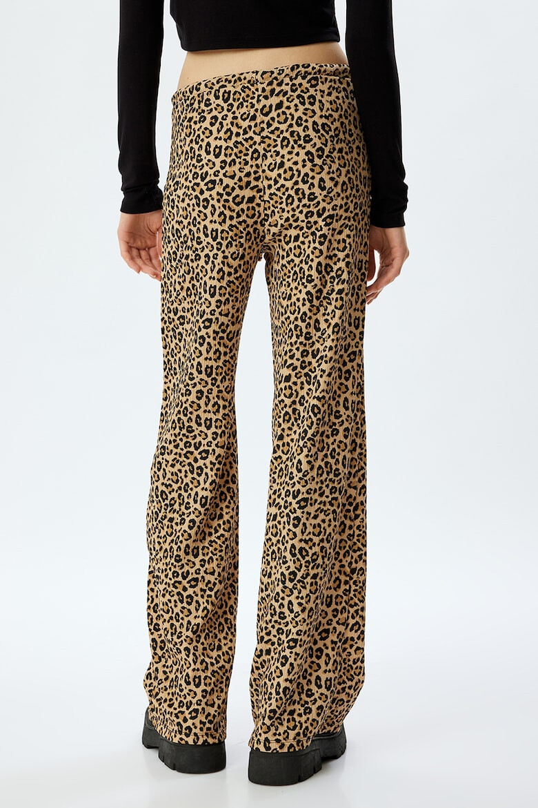 KOTON Pantaloni cu animal print si croiala ampla - Pled.ro