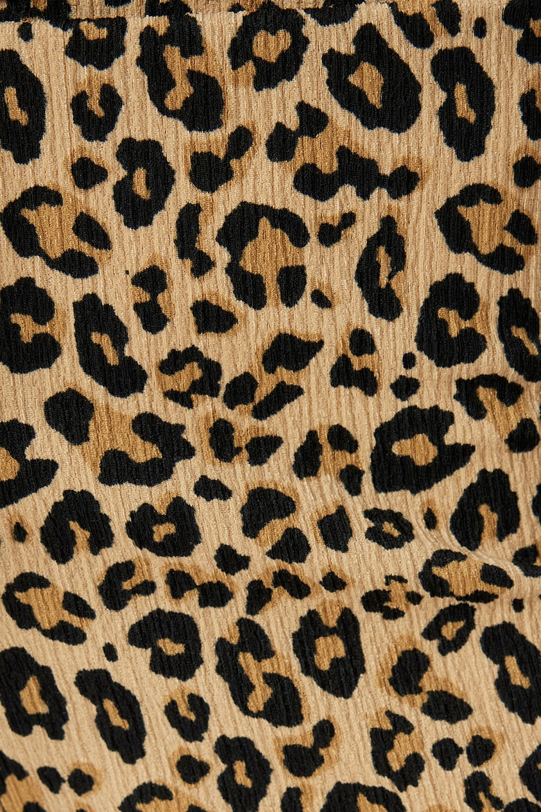 KOTON Pantaloni cu animal print si croiala ampla - Pled.ro