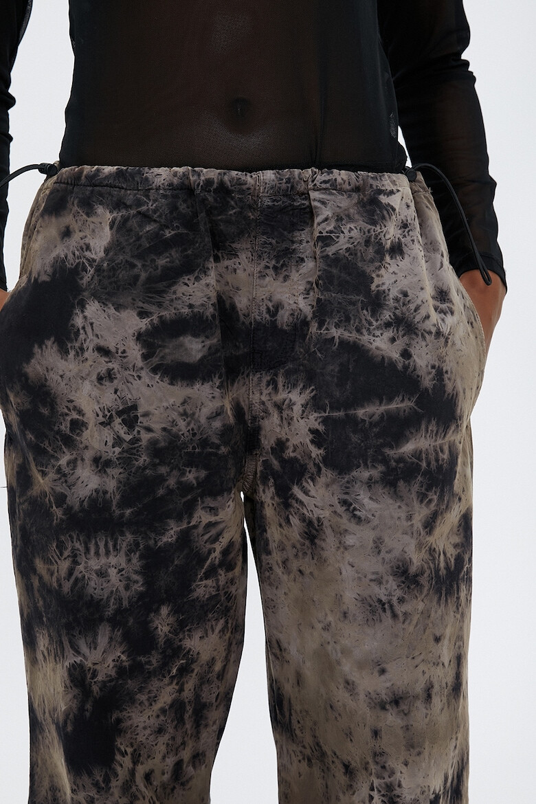 KOTON Pantaloni cu talie inalta si model tie-dye - Pled.ro