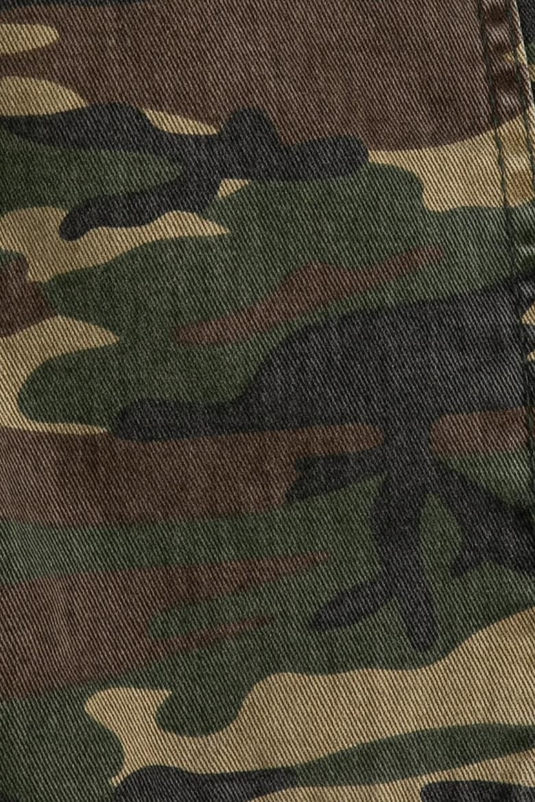 KOTON Pantaloni cu talie medie si model camuflaj - Pled.ro