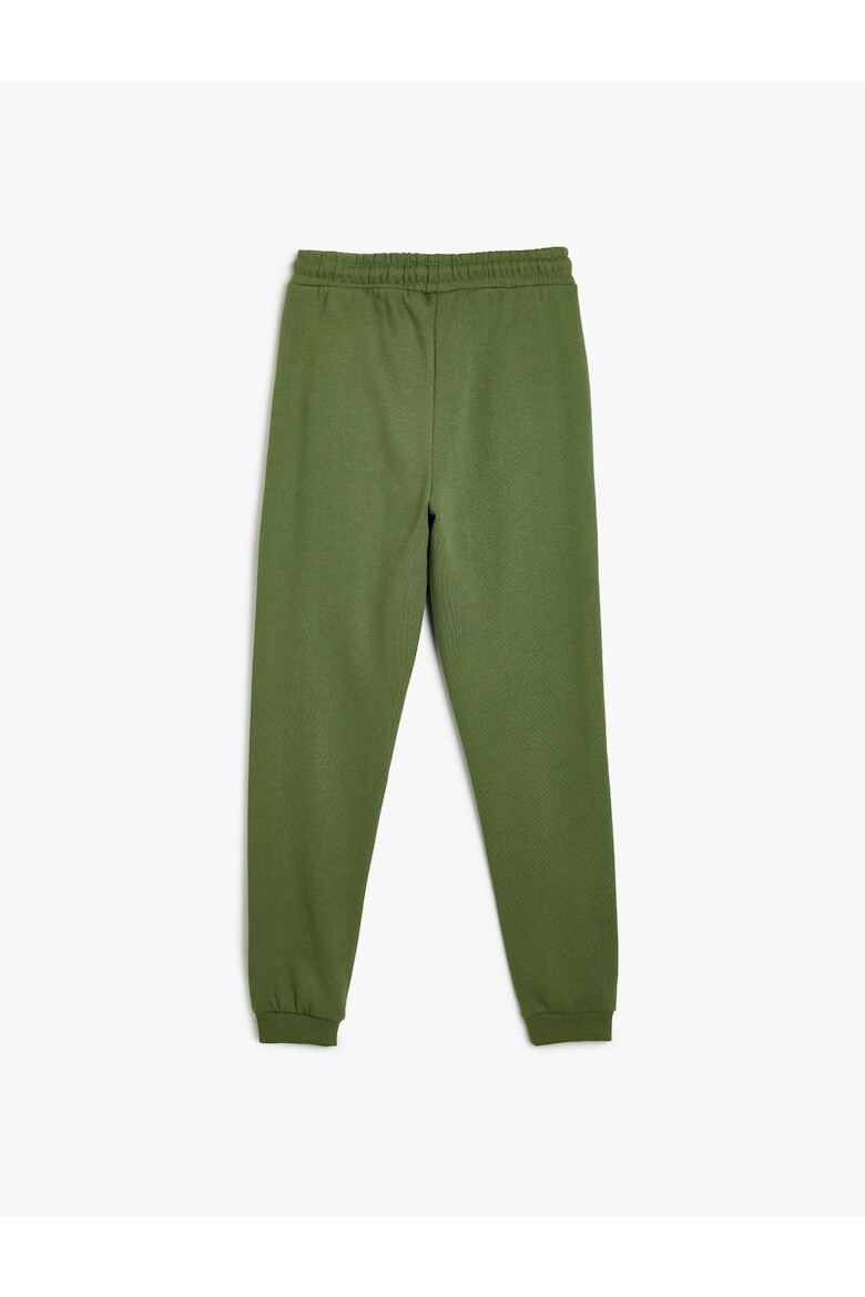 KOTON Pantaloni de trening relaxed-fit din amestec de bumbac cu snur in talie - Pled.ro