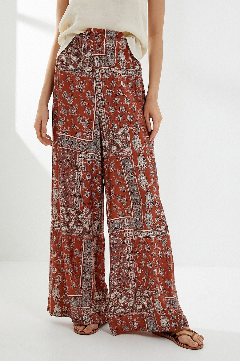 KOTON Pantaloni lungi ampli cu model - Pled.ro