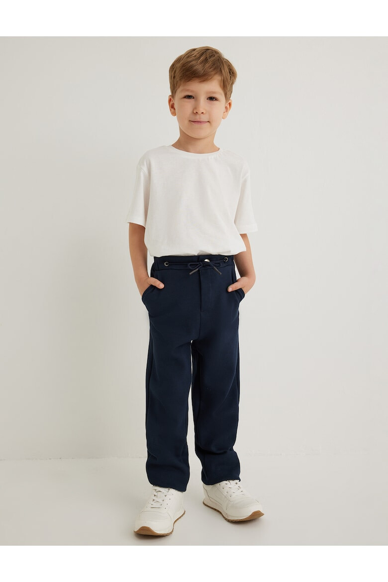 KOTON Pantaloni regular fit din amestec de bumbac - Pled.ro