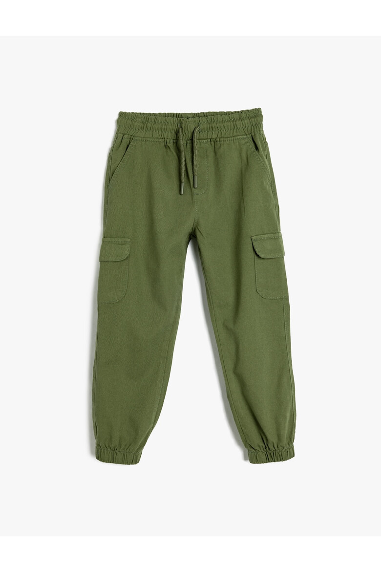 KOTON Pantaloni regular fit din amestec de bumbac - Pled.ro