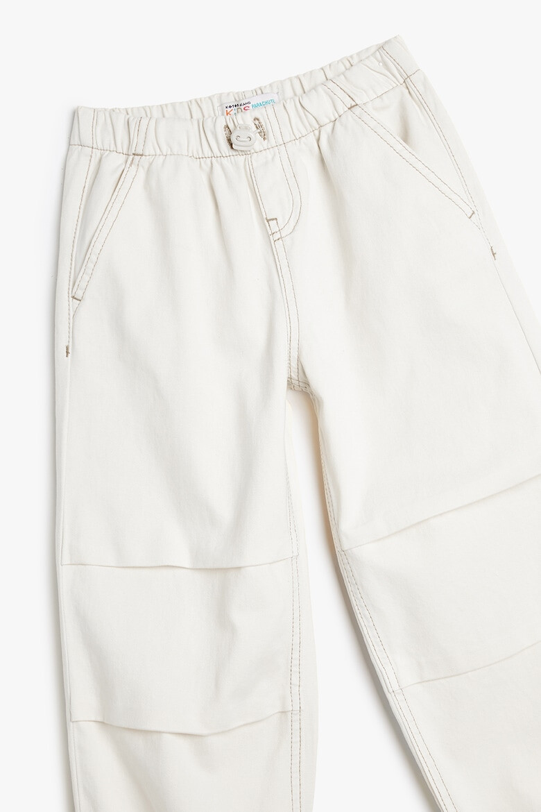 KOTON Pantaloni relaxed fit de bumbac - Pled.ro