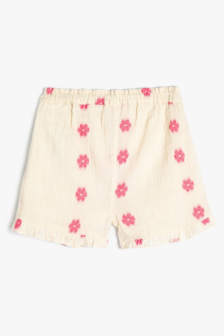 KOTON Pantaloni scurti de bumbac cu model floral - Pled.ro