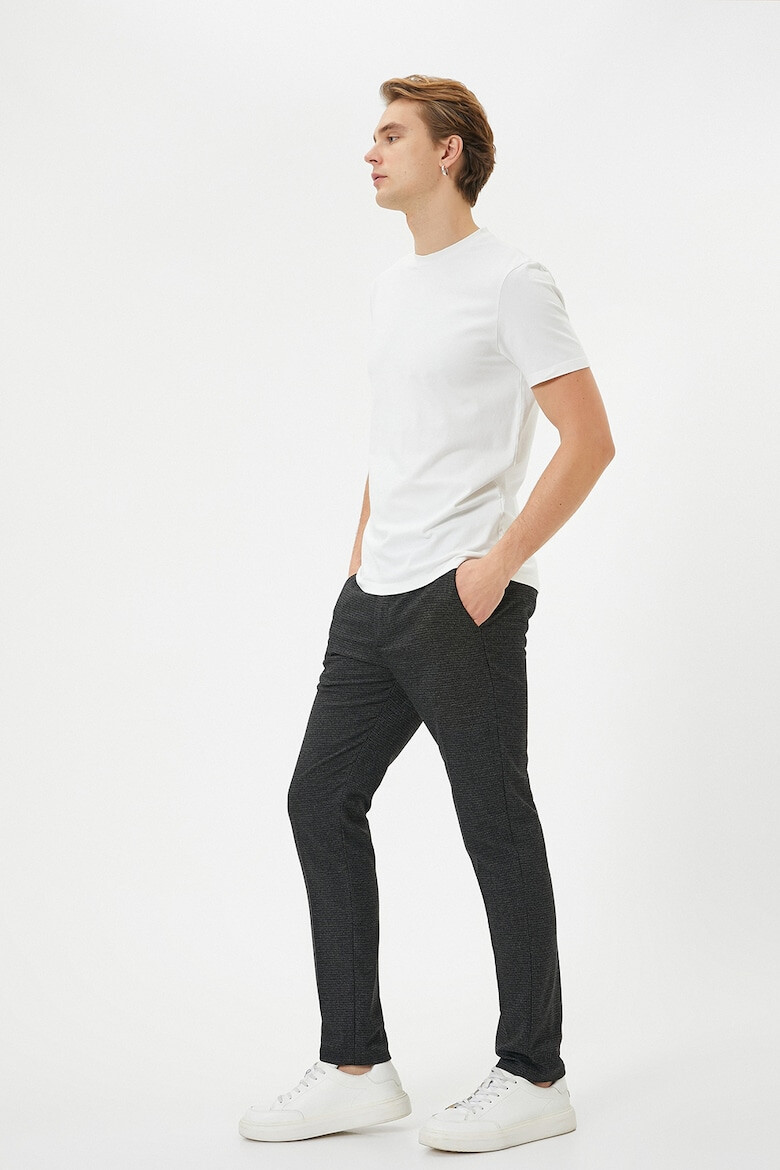 KOTON Pantaloni slim fit texturati - Pled.ro