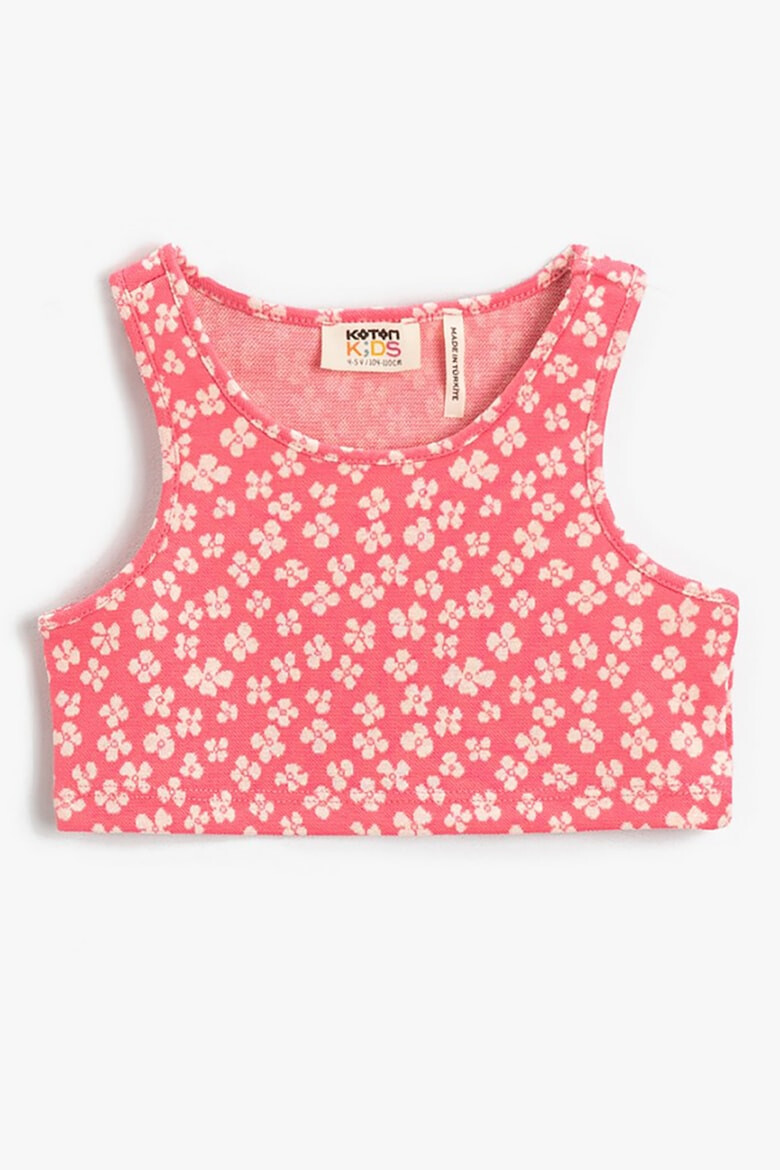 KOTON Top crop cu imprimeu floral - Pled.ro