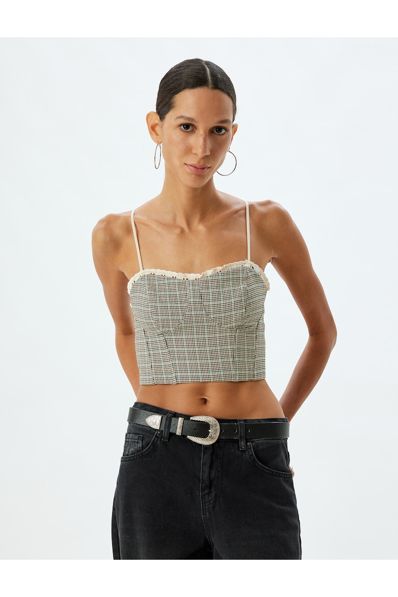 KOTON Top crop cu model - Pled.ro