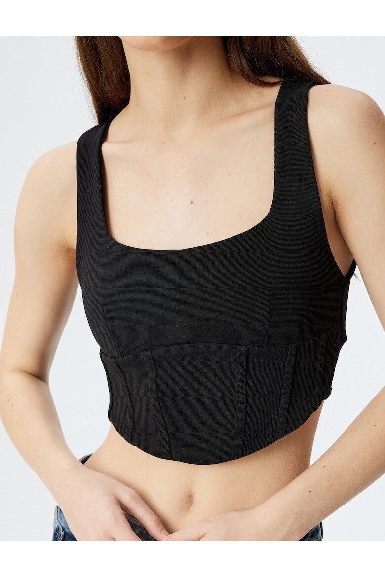 KOTON Top crop cu model uni - Pled.ro