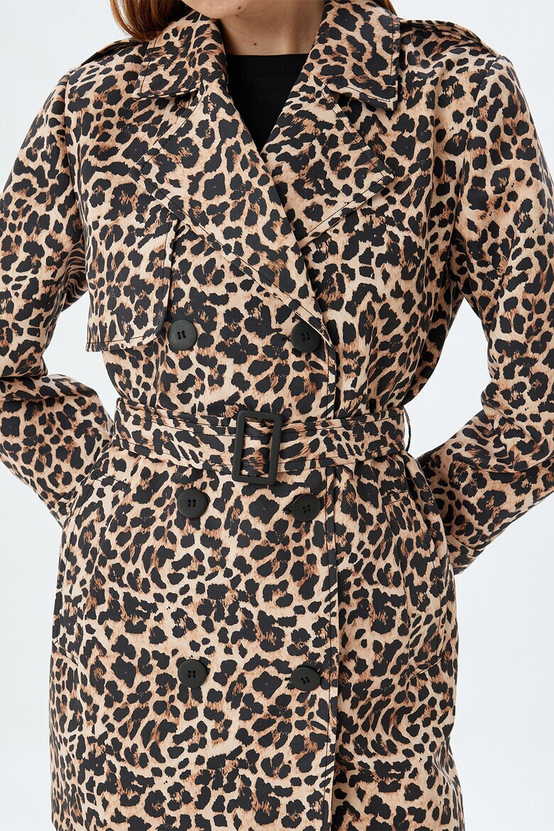 KOTON Trenci cu model animal print - Pled.ro