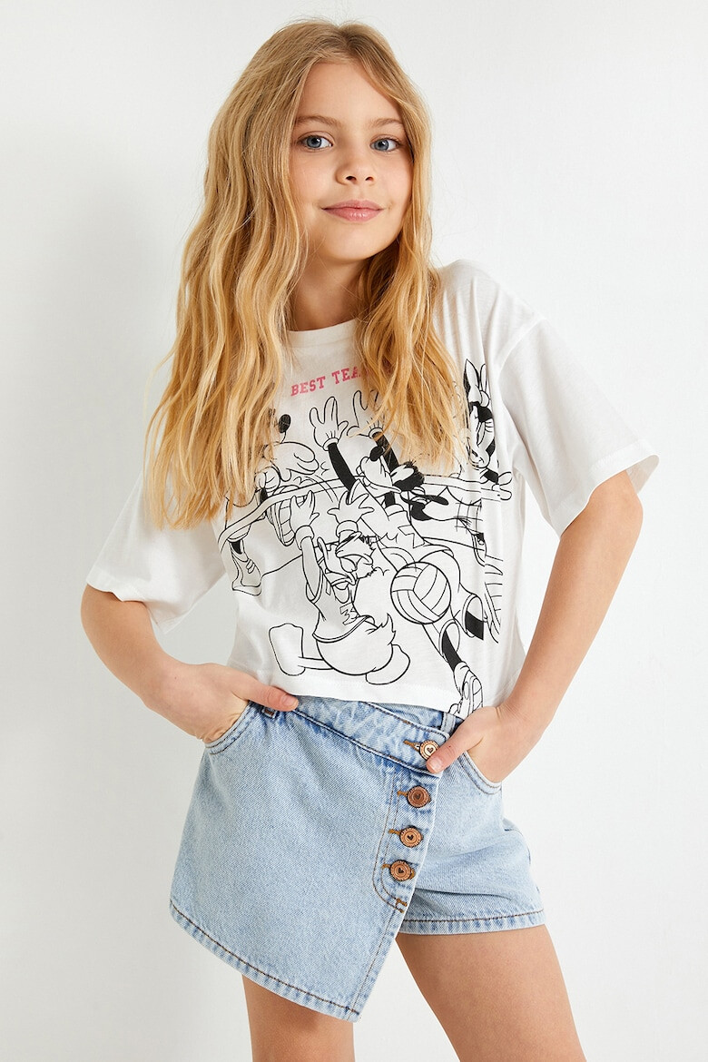 KOTON Tricou crop cu personaje Disney - Pled.ro