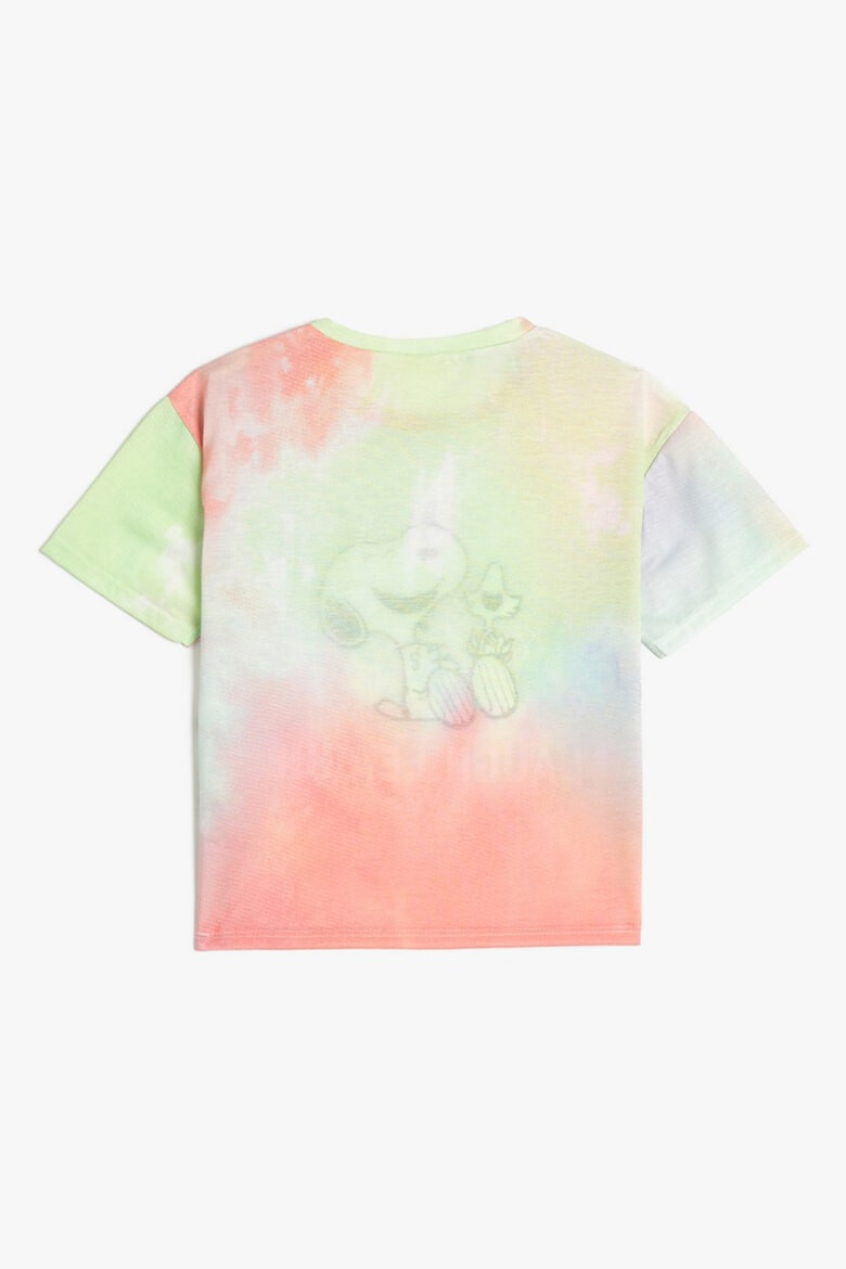 KOTON Tricou cu imprimeu cu desene si model tie-dye - Pled.ro