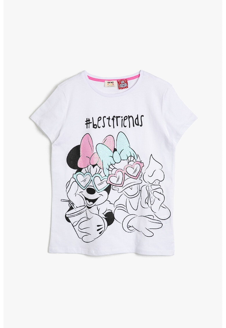 KOTON Tricou cu imprimeu Minnie Mouse si Daisy Duck - Pled.ro