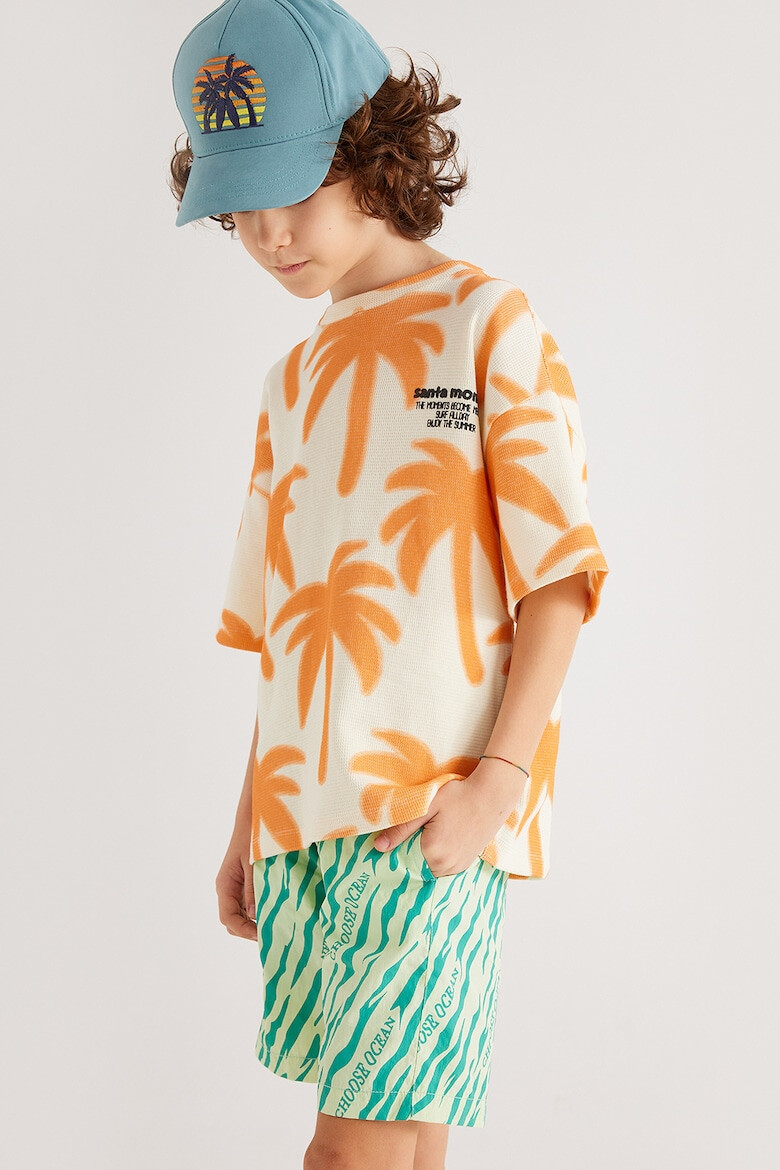 KOTON Tricou cu imprimeu tropical - Pled.ro