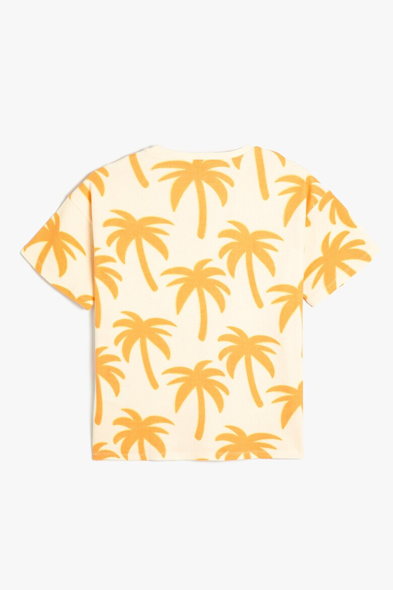 KOTON Tricou cu imprimeu tropical - Pled.ro