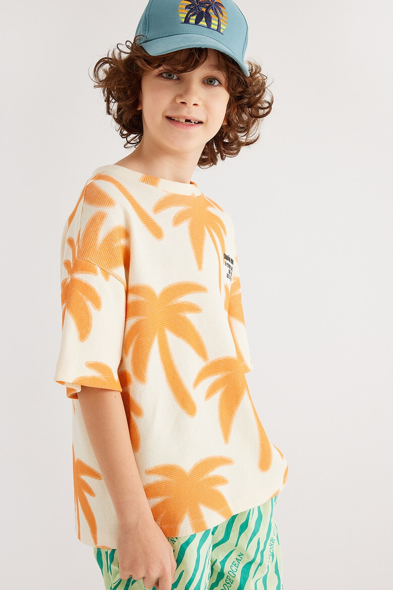 KOTON Tricou cu imprimeu tropical - Pled.ro