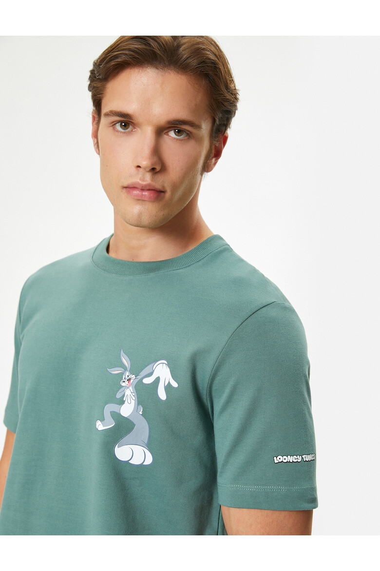 KOTON Tricou din bumbac cu imprimeu cu Bugs Bunny - Pled.ro