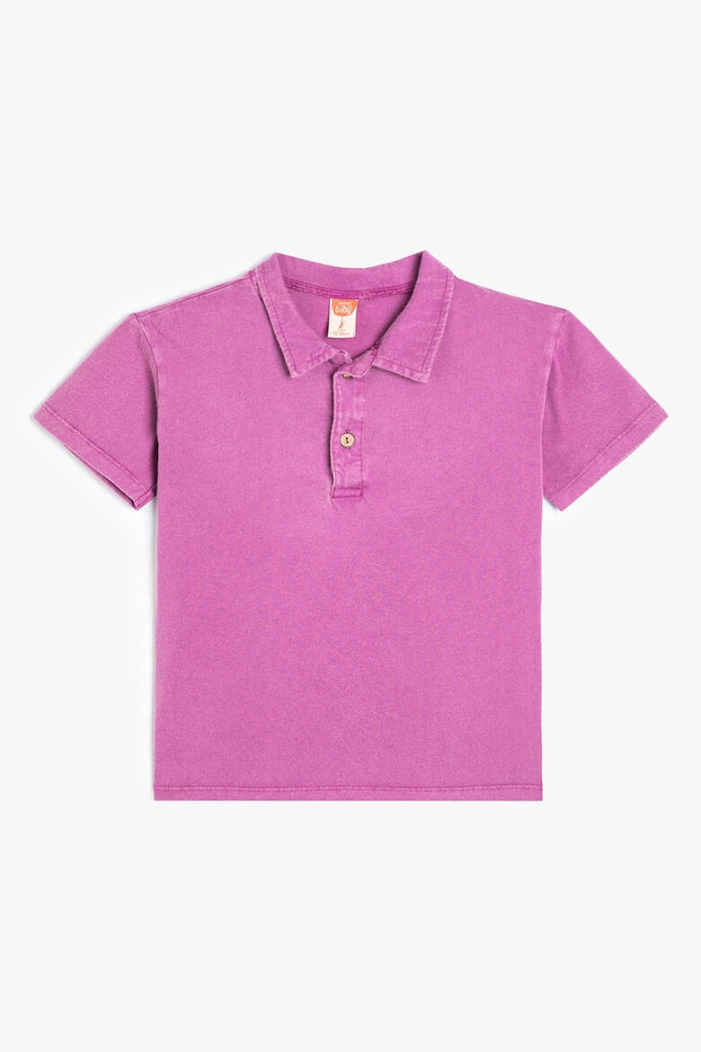 KOTON Tricou polo cu aspect decolorat - Pled.ro