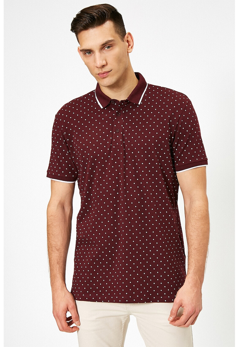 KOTON Tricou polo cu buline - Pled.ro