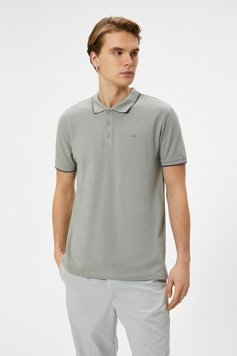 KOTON Tricou polo de bumbac - Pled.ro