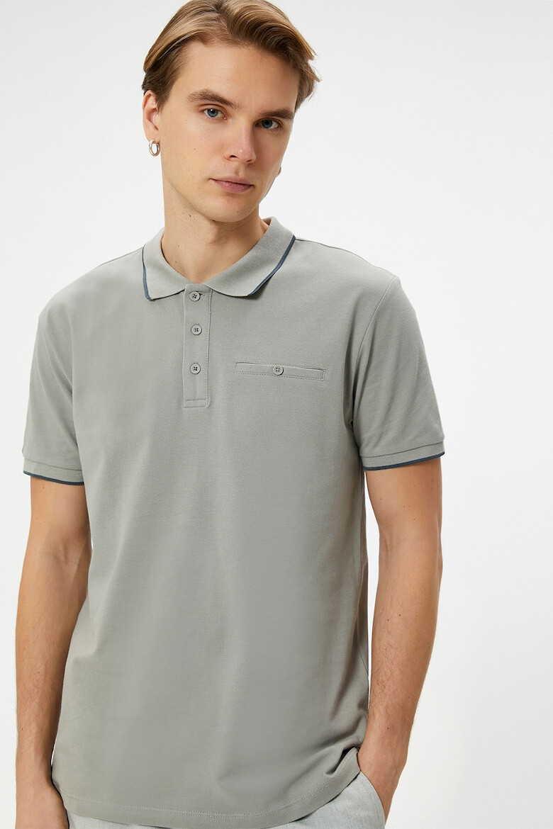 KOTON Tricou polo de bumbac - Pled.ro