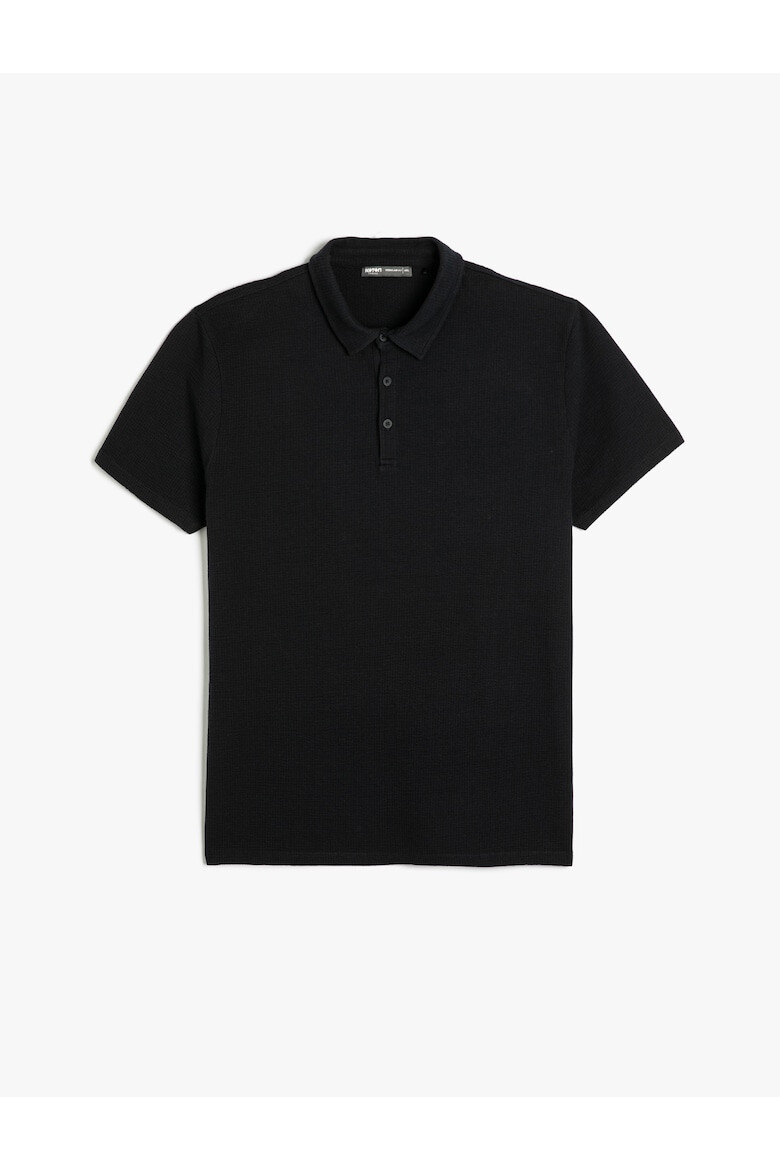 KOTON Tricou polo din amestec de bumbac - Pled.ro