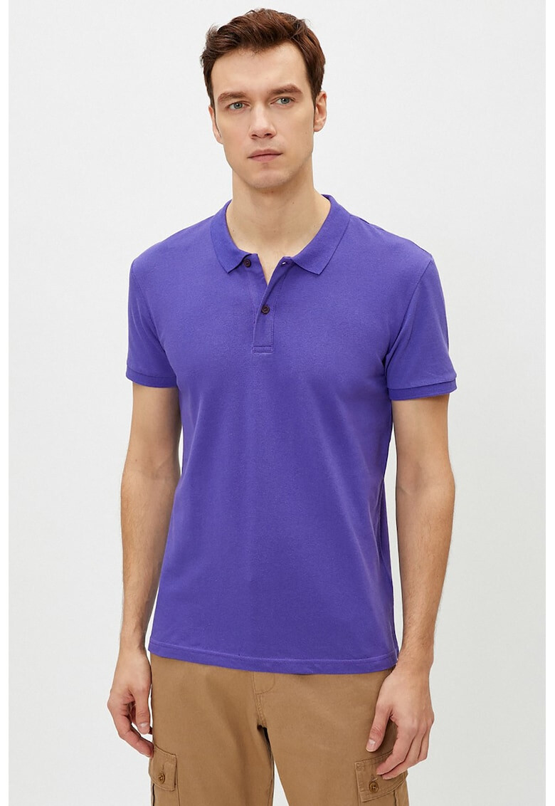 KOTON Tricou polo de bumbac - Pled.ro