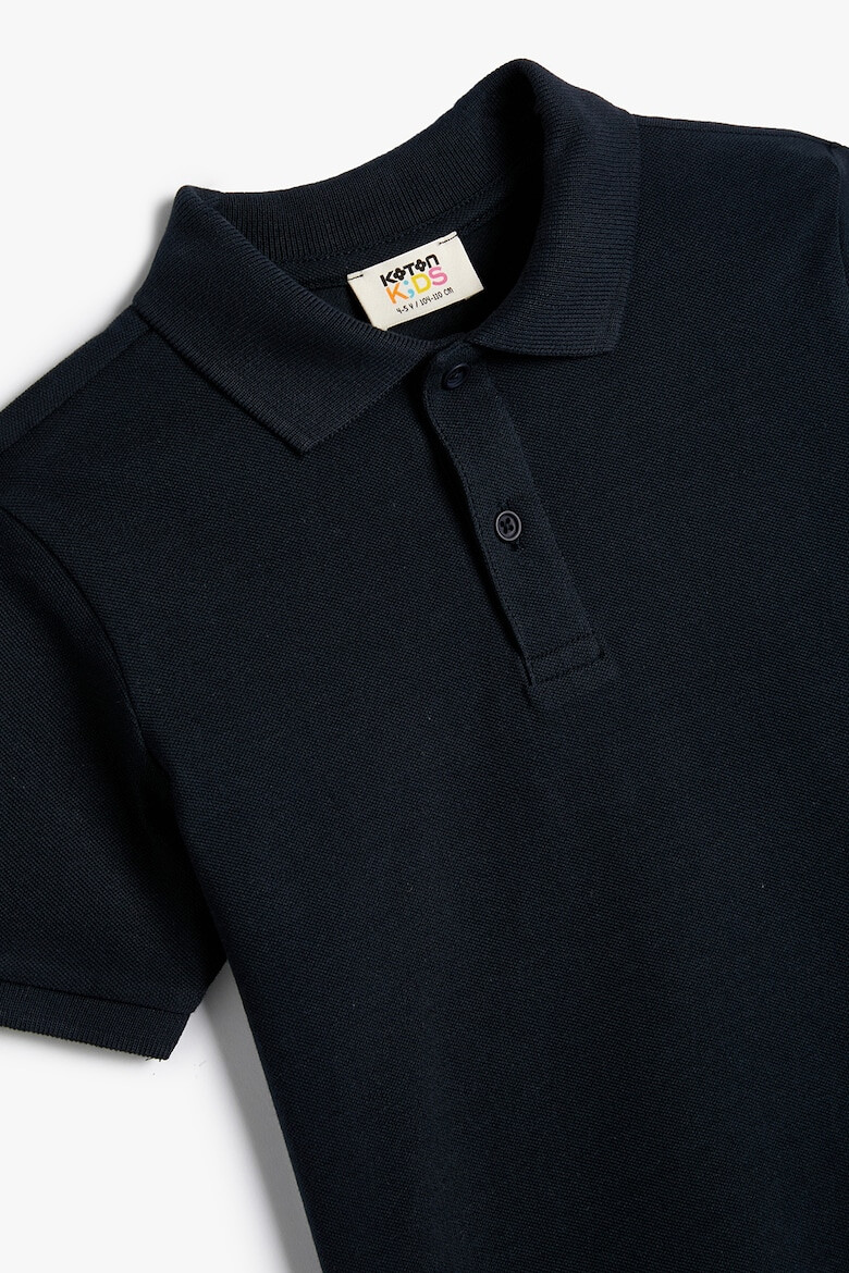 KOTON Tricou polo din material pique - Pled.ro