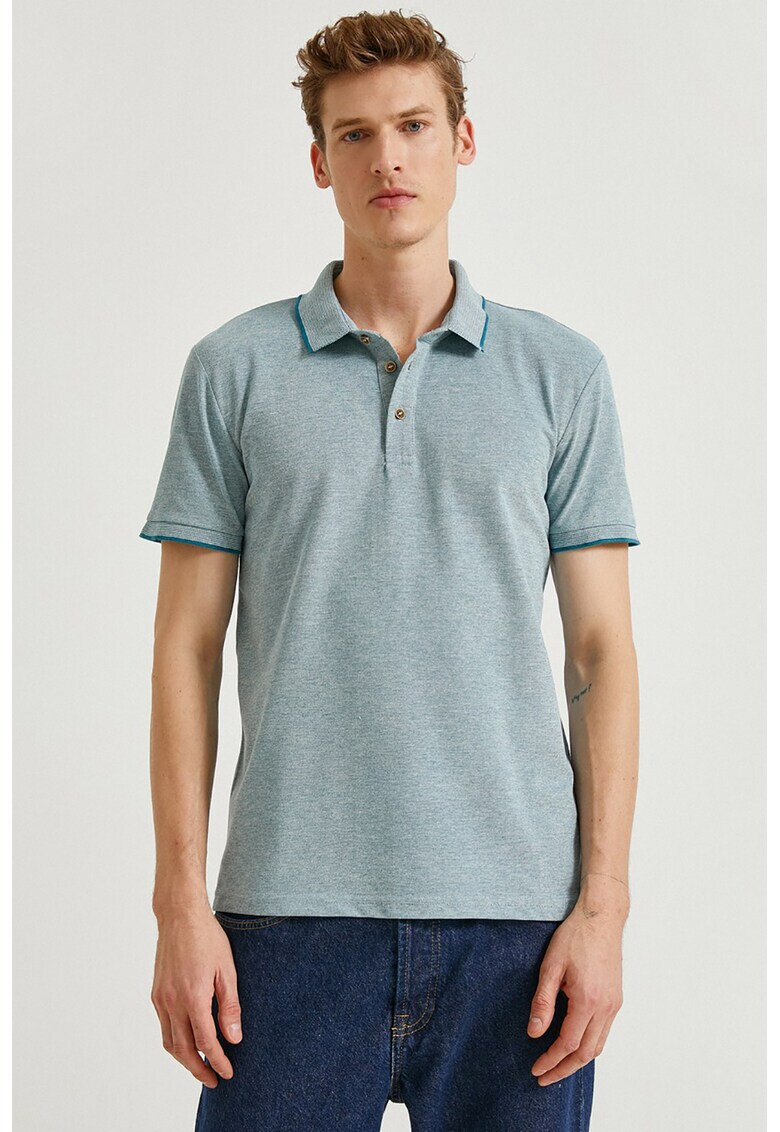 KOTON Tricou polo regular fit - Pled.ro