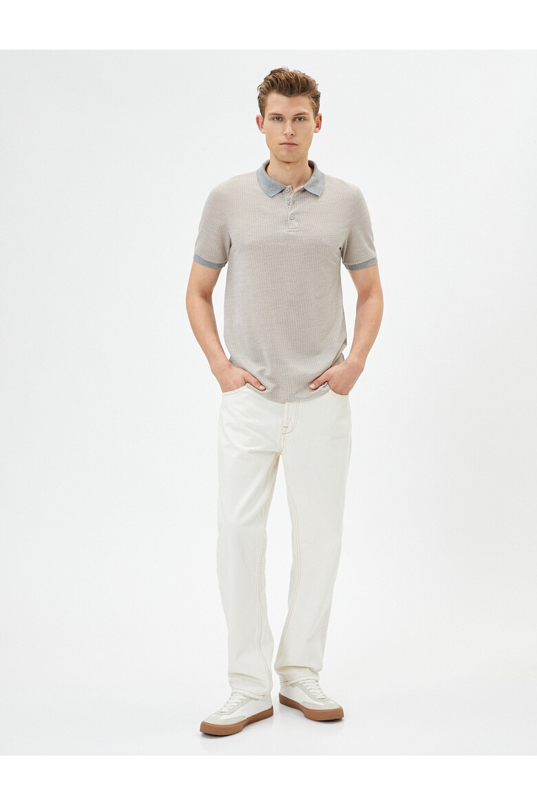 KOTON Tricou polo slim fit - Pled.ro