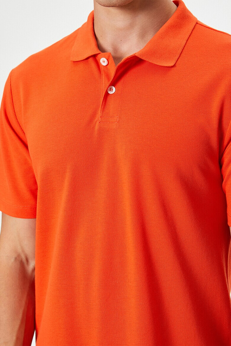 KOTON Tricou polo slim fit de bumbac - Pled.ro