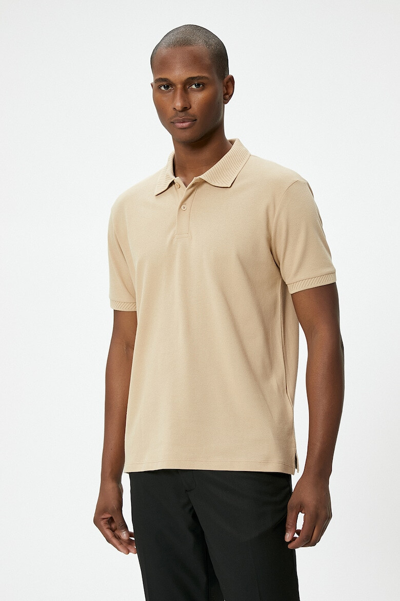 KOTON Tricou polo slim fit din bumbac - Pled.ro