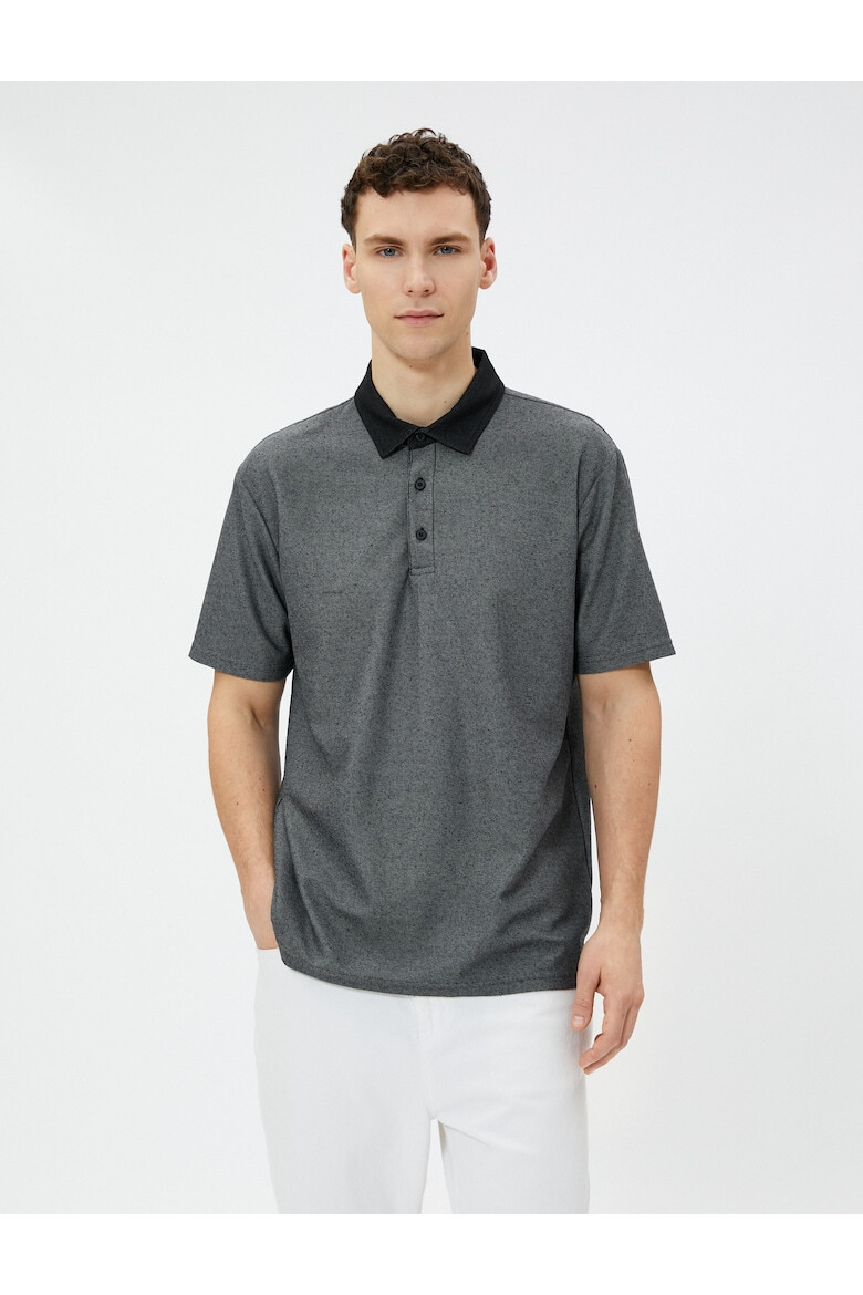 KOTON Tricou polo uni - Pled.ro