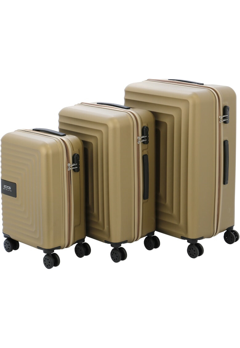 Kring Set 3 trolere VELVET ABS marime S+M+L culoare bronze - Pled.ro