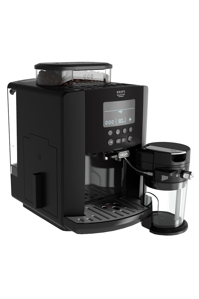 Krups Espressor automat Arabica Latte 1450 W 15 bari 1.7 L display accesoriu pentru lapte Negru - Pled.ro