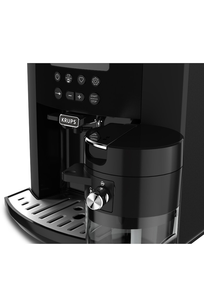 Krups Espressor automat Arabica Latte 1450 W 15 bari 1.7 L display accesoriu pentru lapte Negru - Pled.ro