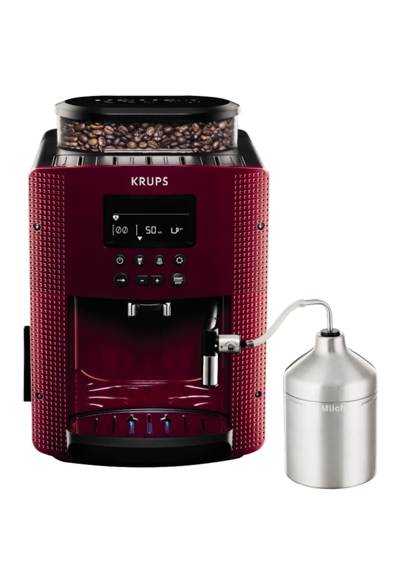 Krups Espressor automat Espresseria 1450W 15 bar 1.7 l Rosu/Negru - Pled.ro