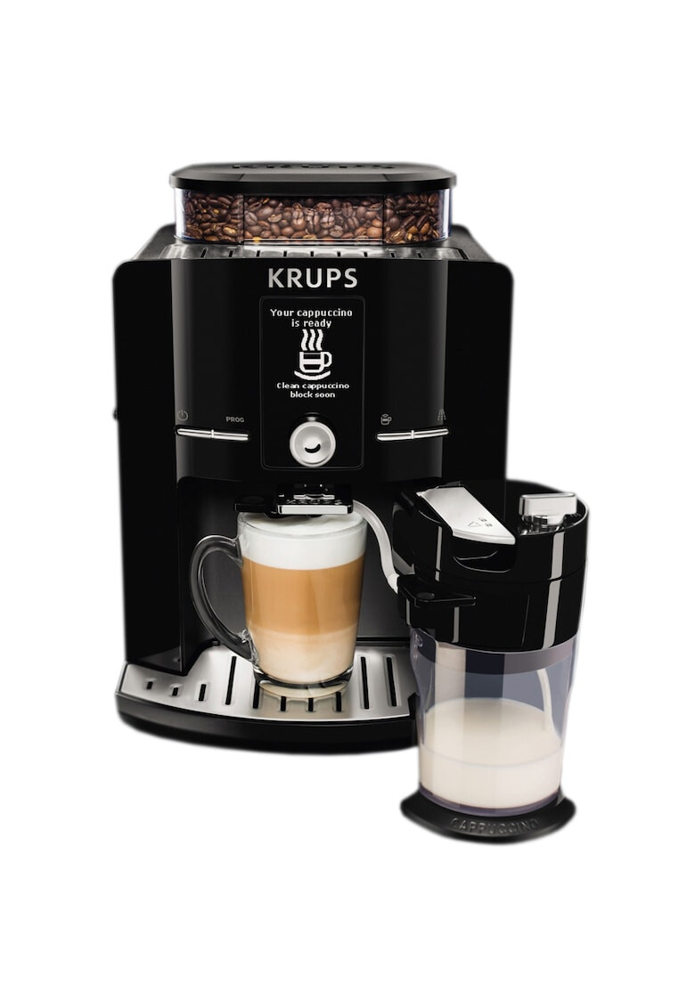 Krups Espressor Automat LATT'ESPRESS EA829810 1500W 15 bar ecran LCD 260 g 1.7L - Pled.ro