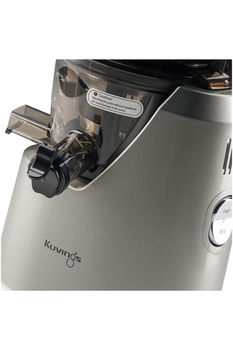 Kuvings Storcator de fructe si legume cu presare la rece B1700 240 W 60 rpm Recipient suc 0.4 L Tub de alimentare 76mm Functie reverse - Pled.ro