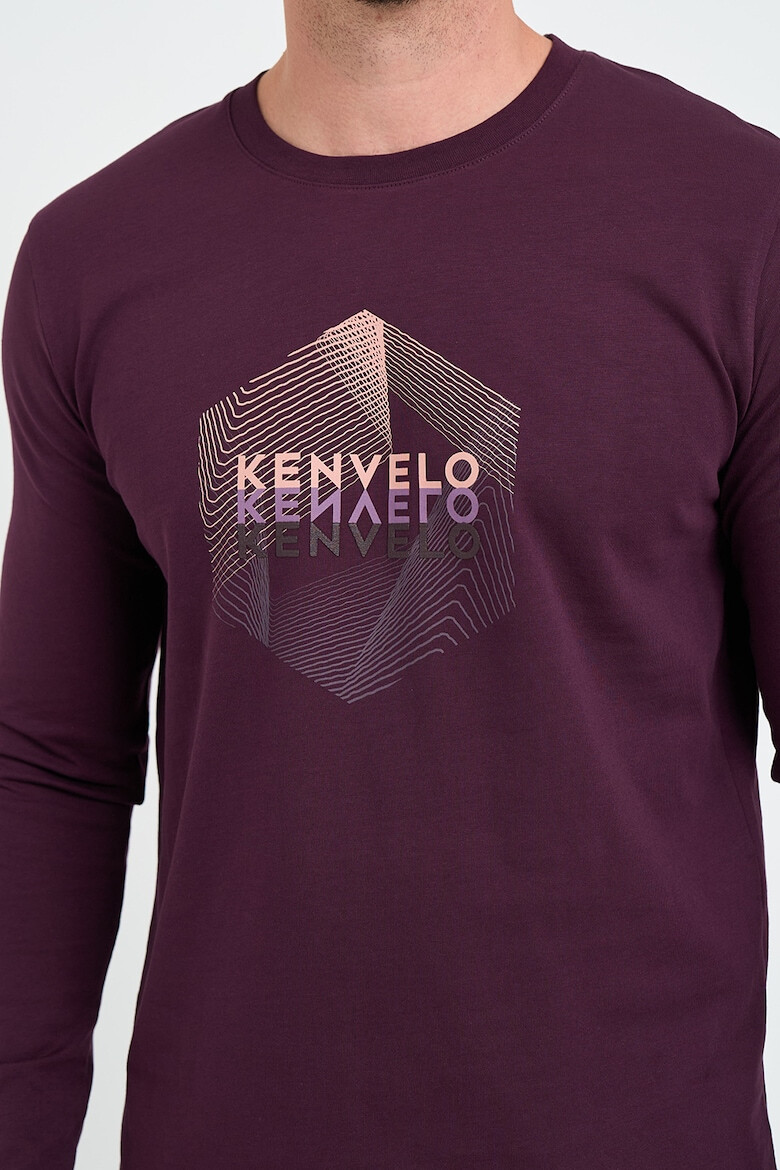 KVL by KENVELO Bluza de bumbac cu logo - Pled.ro