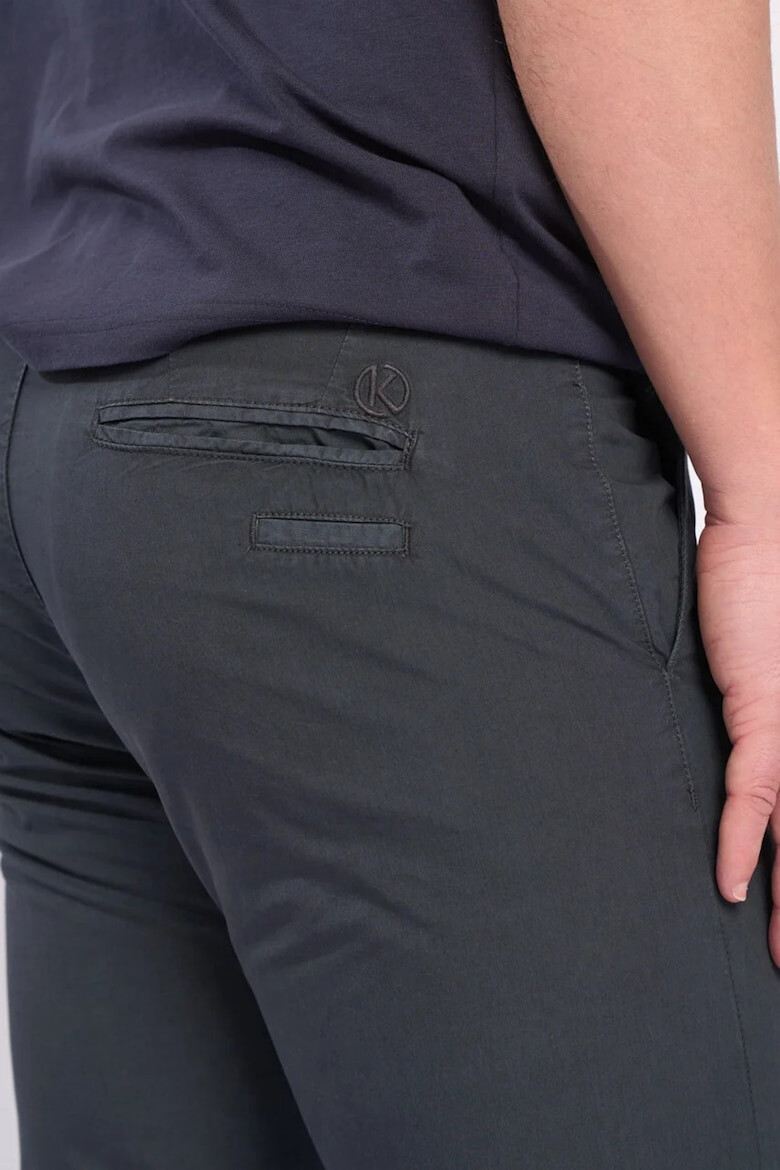 KVL by KENVELO Pantaloni chino cu buzunare oblice - Pled.ro