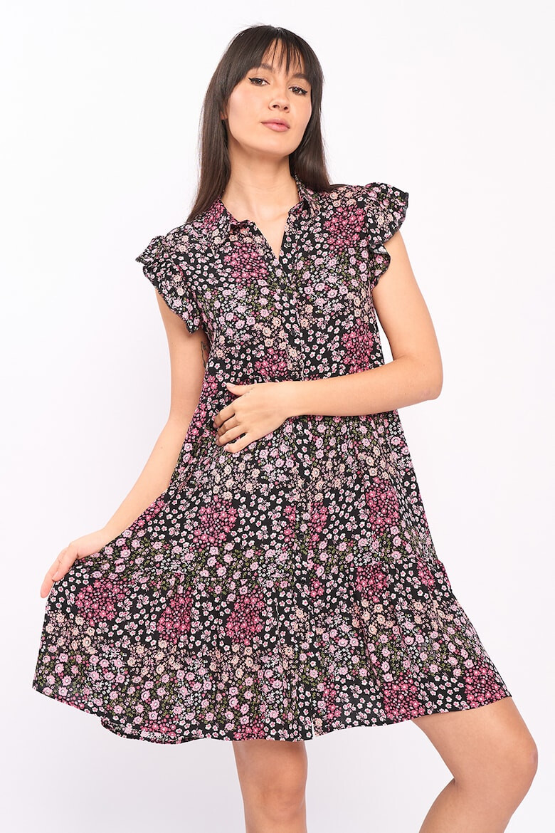 KVL by KENVELO Rochie evazata cu imprimeu floral - Pled.ro