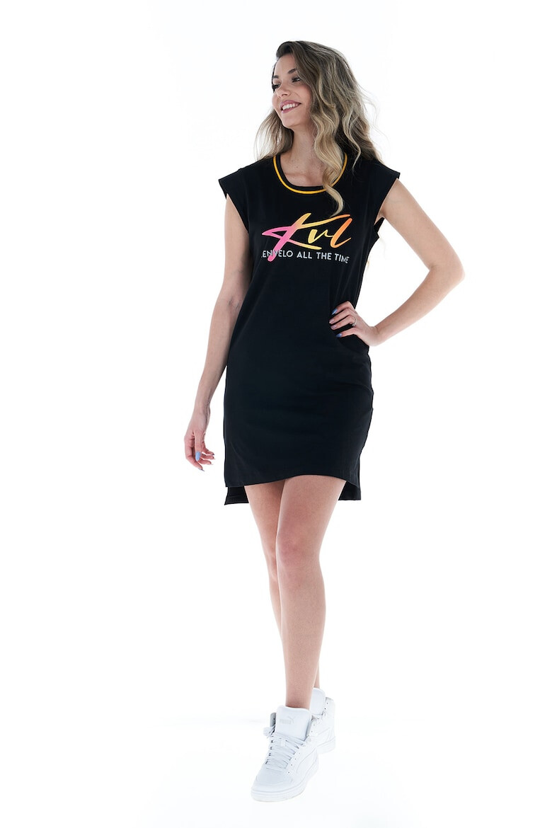 KVL by KENVELO Rochie mini cu imprimeu logo - Pled.ro