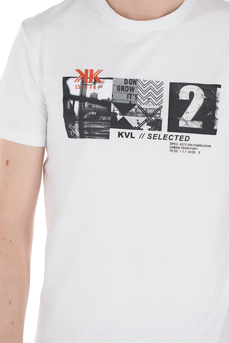 KVL by KENVELO Tricou cu imprimeu pe piept - Pled.ro