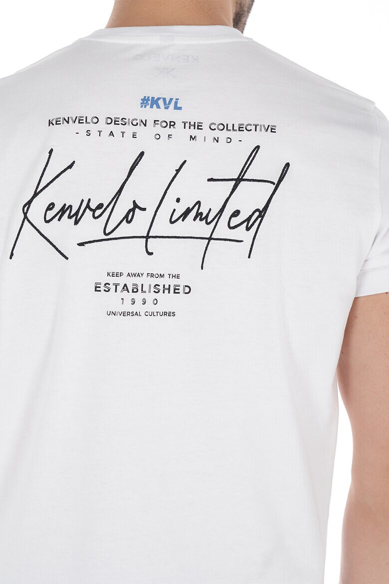 KVL by KENVELO Tricou cu imprimeu text - Pled.ro