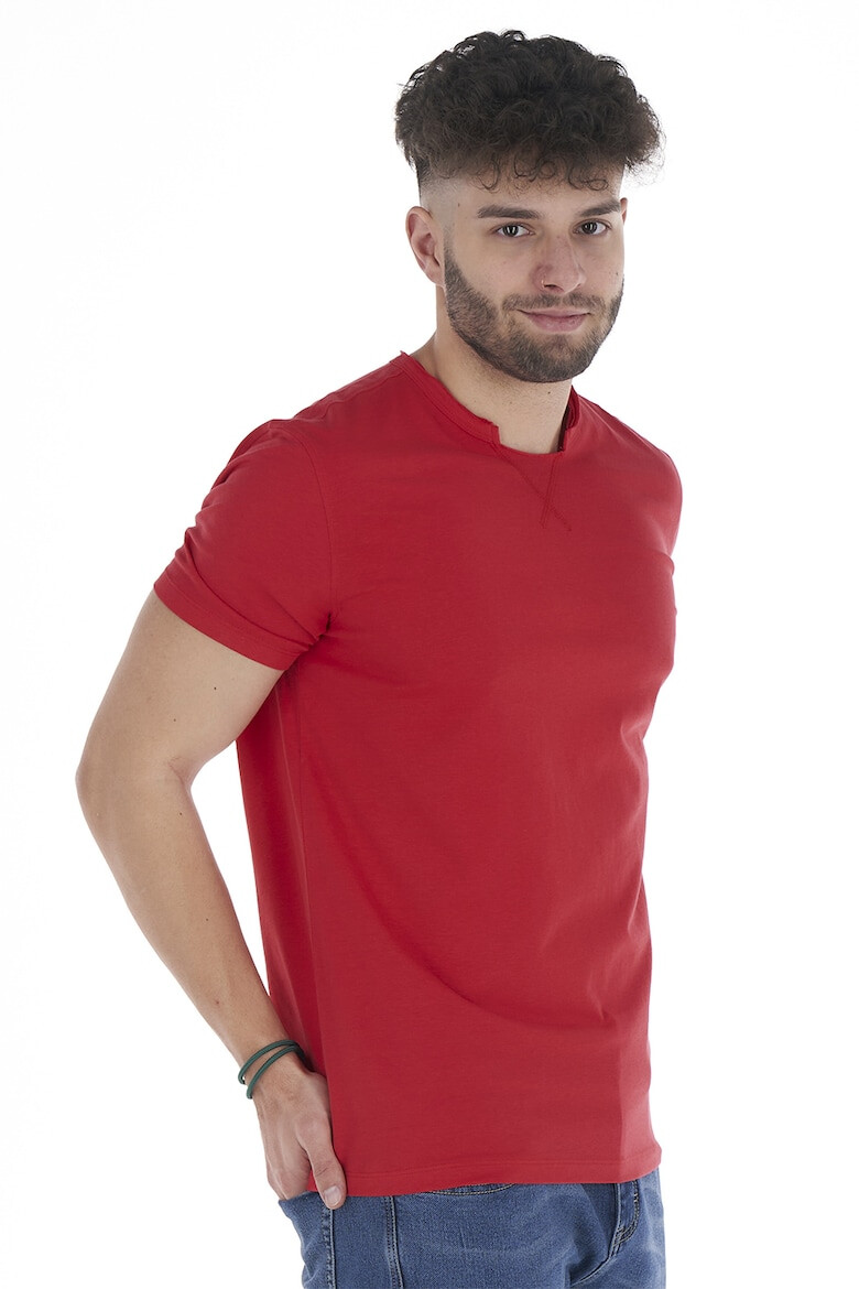 KVL by KENVELO Tricou de bumbac cu decolteu rotund - Pled.ro