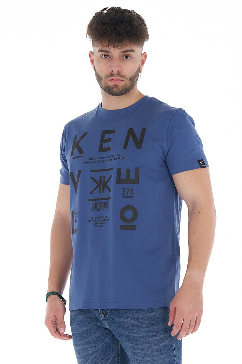 KVL by KENVELO Tricou de bumbac cu imprimeu logo - Pled.ro