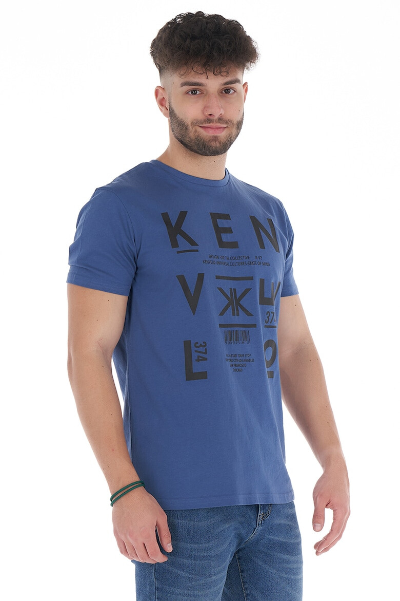 KVL by KENVELO Tricou de bumbac cu imprimeu logo - Pled.ro